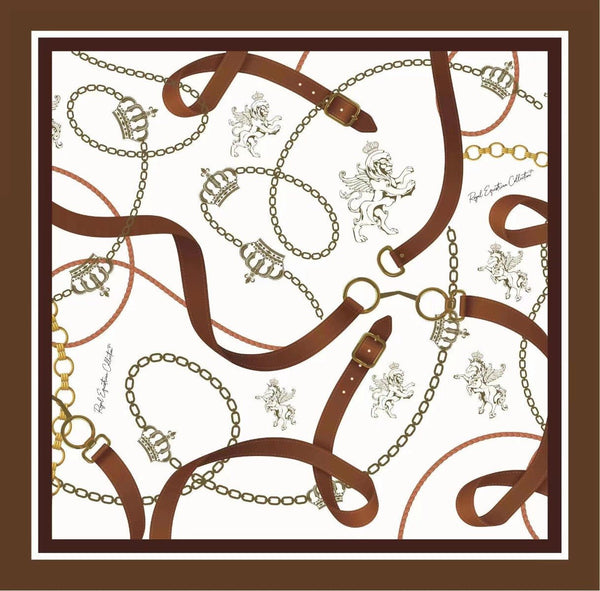 Royal Equestrian Chevalle Scarf Burgundy - Royal Equestrian