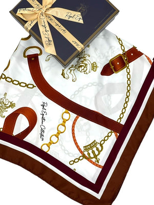 Royal Equestrian Chevalle Scarf Burgundy - Royal Equestrian