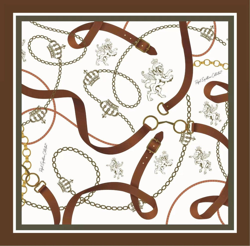 Royal Equestrian Chevalle Scarf Olive - Royal Equestrian
