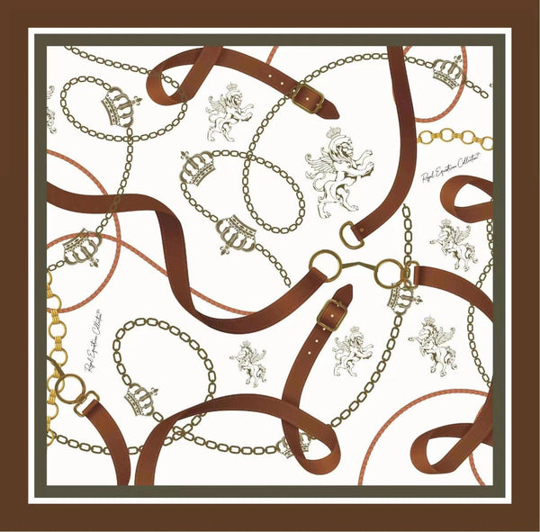 Royal Equestrian Chevalle Scarf Olive - Royal Equestrian
