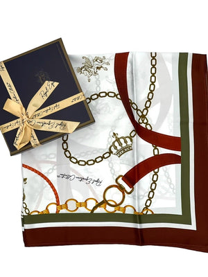 Royal Equestrian Chevalle Scarf Olive - Royal Equestrian