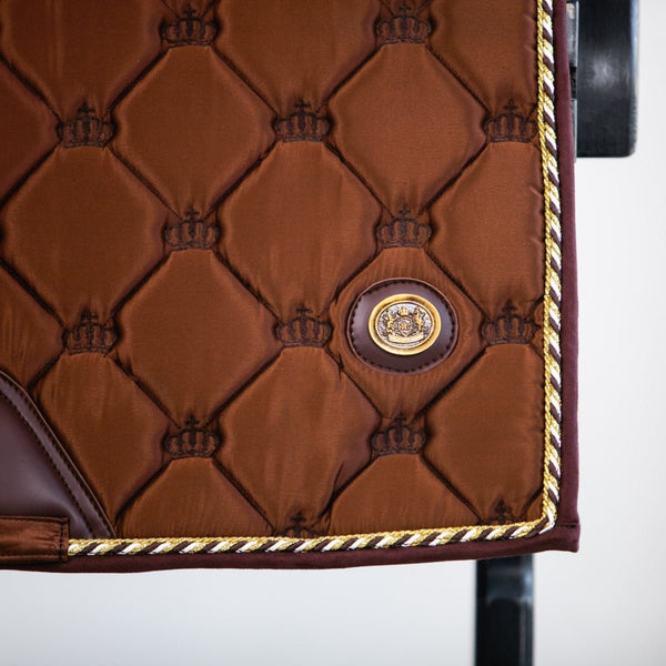 Royal Equestrian Dressage Saddle Pad Copper Full - Royal Equestrian