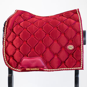Royal Equestrian Dressage Saddle Pad Red Full - Royal Equestrian