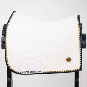 Tapis de selle de dressage Royal Equestrian White Gold Pro Full - Royal Equestrian