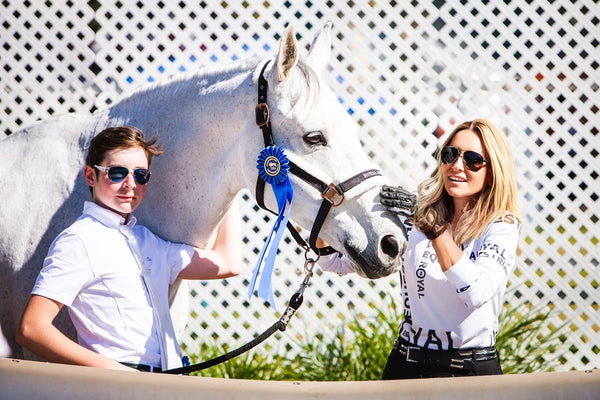 Royal Equestrian Functional Sport Base Layer Print - Royal Equestrian