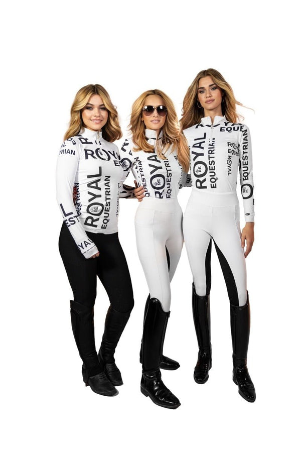 Royal Equestrian Functional Sport Base Layer Print - Royal Equestrian