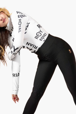 Royal Equestrian Functional Sport Base Layer Print - Royal Equestrian