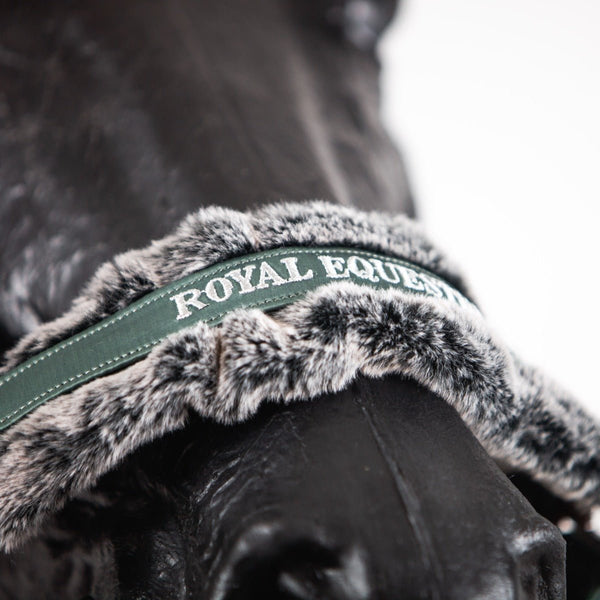 Royal Equestrian Fur Halter Marine Full - Royal Equestrian