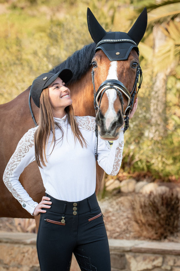 Royal Equestrian Gladiator Ear Bonnet - Royal Equestrian