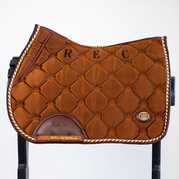 Royal Equestrian Jump Saddle Pad Copper Full - Royal Equestrian