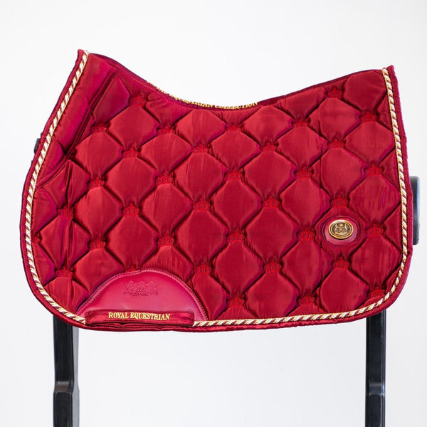 Royal Equestrian Jump Saddle Pad Red Full - Royal Equestrian