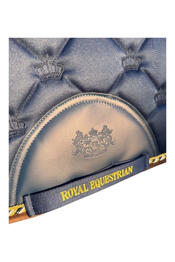 Royal Equestrian Jump Saddle Pad Royal Blue Full - Royal Equestrian