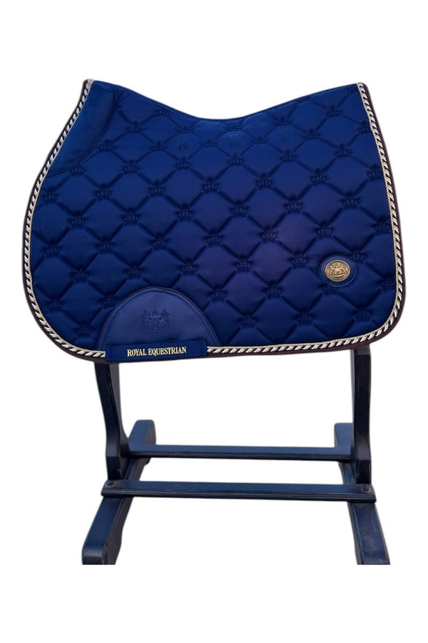 Royal Equestrian Jump Saddle Pad Royal Blue Full - Royal Equestrian