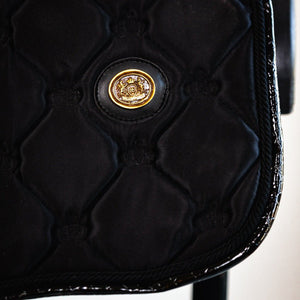 Royal Equestrian Jump Show Saddle Pad Black Crystal Full - Royal Equestrian