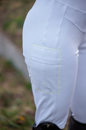 Royal Equestrian La Performance Cleopatra Riding Bodysuit – White - Royal Equestrian