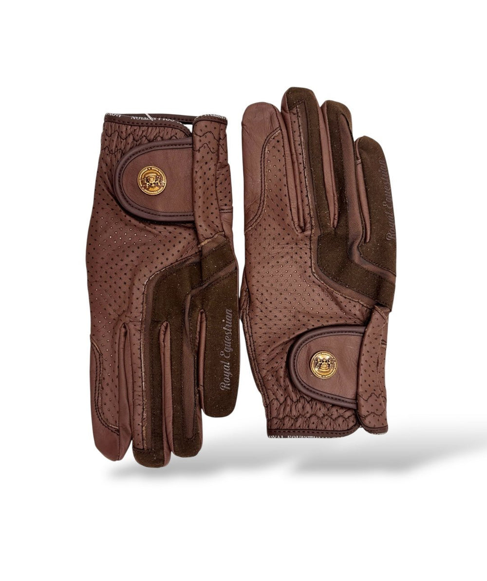 Royal Equestrian Leather Riding Gloves - Royal Equestrian