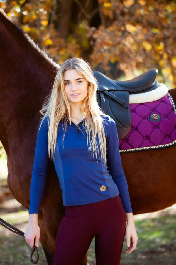 Royal Equestrian Liberte Base Layer Navy - Royal Equestrian