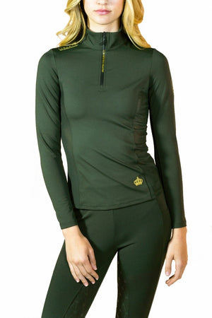 Royal Equestrian Liberte Base Layer Olive - Royal Equestrian