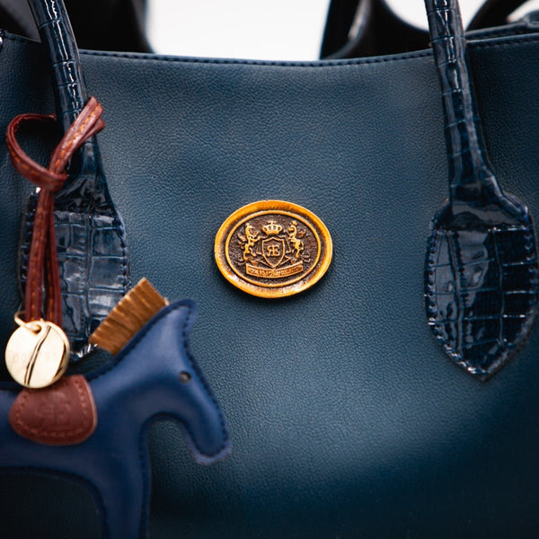 Royal Equestrian Navy Horse Charm - Royal Equestrian