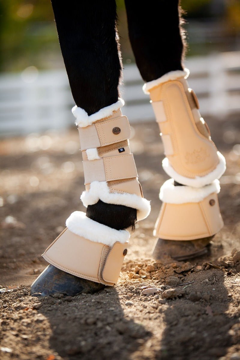 Royal Equestrian Premium Bell Boots Champagne - Royal Equestrian