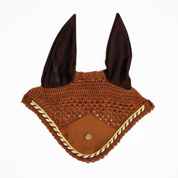 Royal Equestrian Premium Nauszniki Chocolate Full - Royal Equestrian