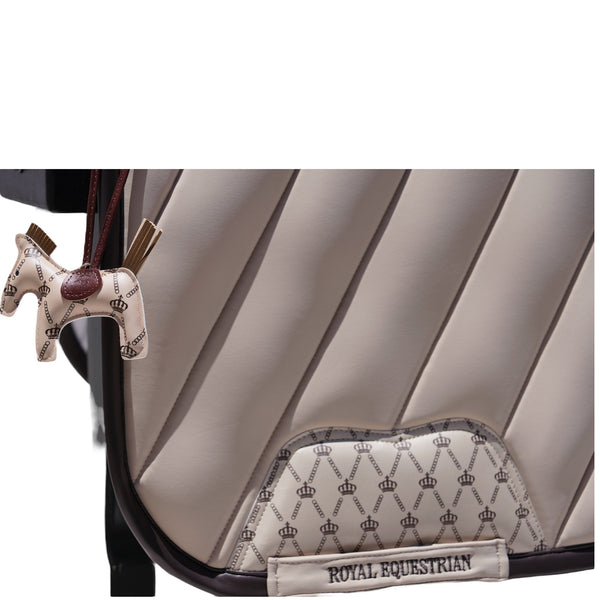 Royal Equestrian Regalia di Roma Dressurschabracke Sand Full - Royal Equestrian
