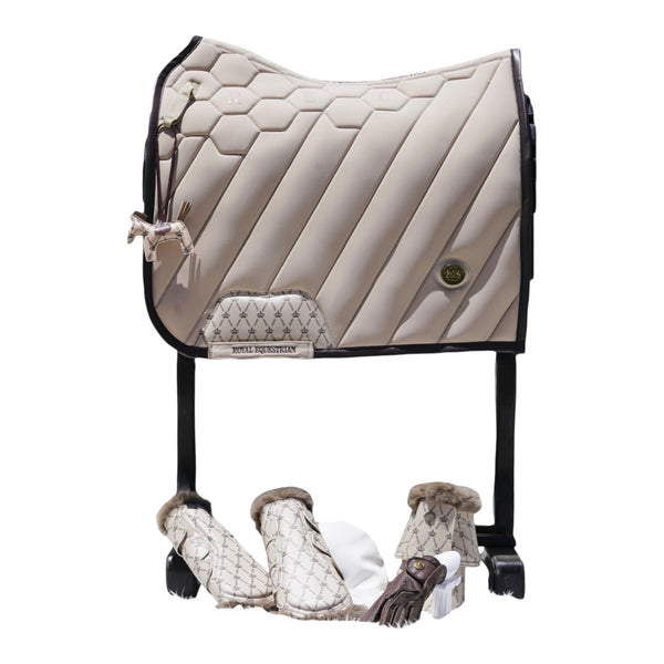 Royal Equestrian Regalia di Roma Dressurschabracke Sand Full - Royal Equestrian