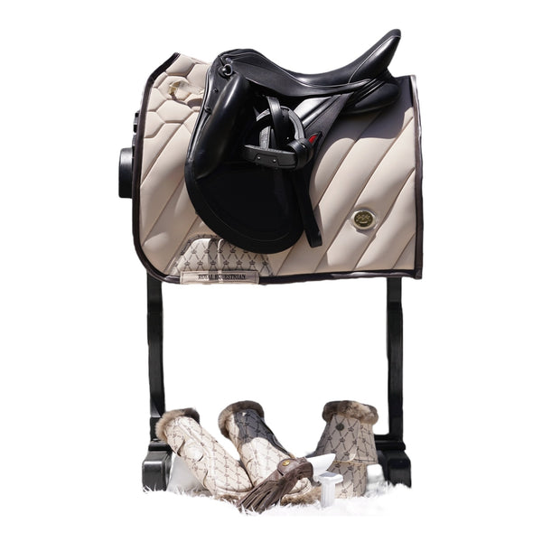 Royal Equestrian Regalia di Roma Dressurschabracke Sand Full - Royal Equestrian
