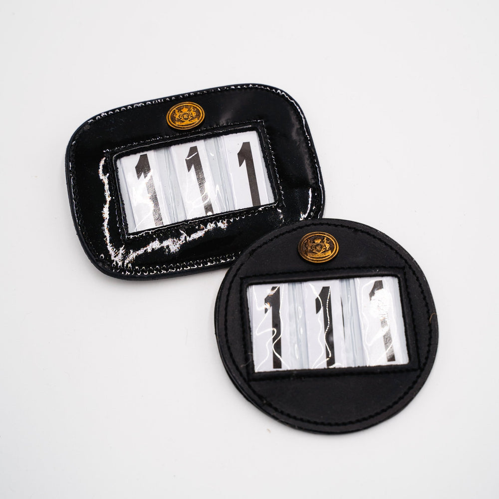 Royal Equestrian Saddle Pad Number Holder - Black - Royal Equestrian