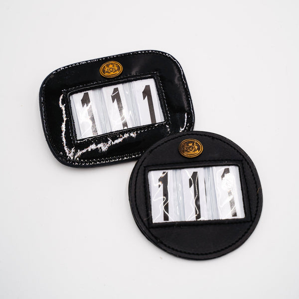 Royal Equestrian Saddle Pad Number Holder - Black - Royal Equestrian