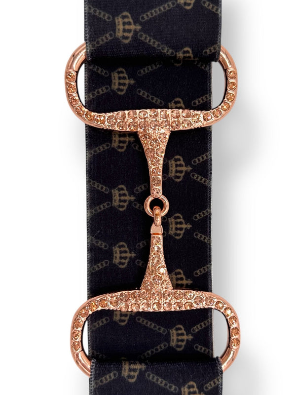 Royal Equestrian Signature Elastic Snaffle Bit Belt - Royal Equestrian