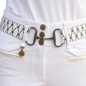 Royal Equestrian Signature Elastic Snaffle Bit Belt - Royal Equestrian