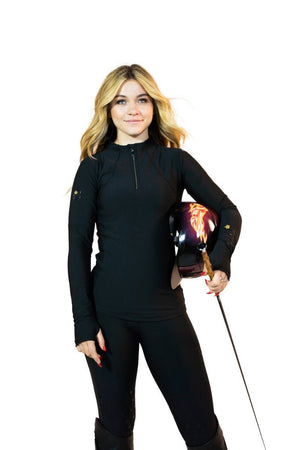 Royal Equestrian Sunshirt Base Layer Black - Royal Equestrian