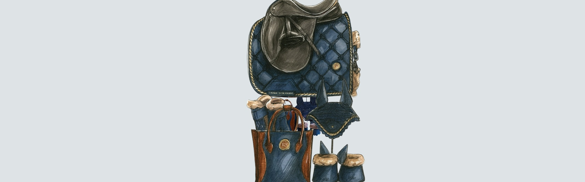 Royal Equestrian sadelunderlag