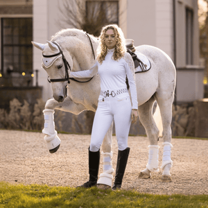 Royal Equestrian ridebukser med fuld sæde og høj talje Cecile