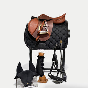 Royal Equestrian sadelunderlag Jump Black Crystal