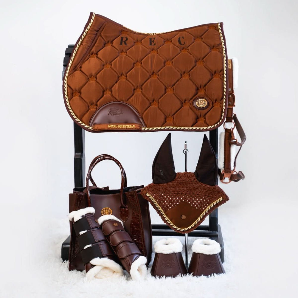 Royal Equestrian Spring-saddelunderlag Kobber Full