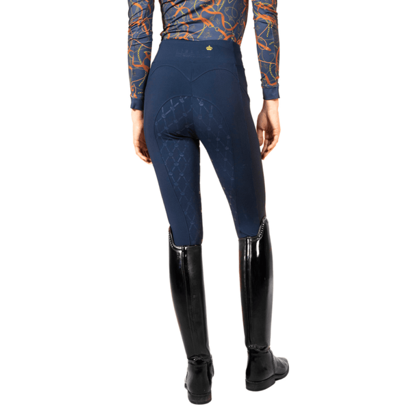 Royal Equestrian Vollgriff-Reitstrumpfhose Navy