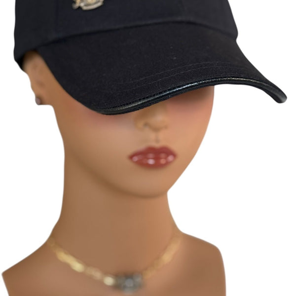 Royal Equestrian Black Iconic Baseball-Kappe