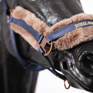 Royal Equestrian Pelzhalfter Navy Voll
