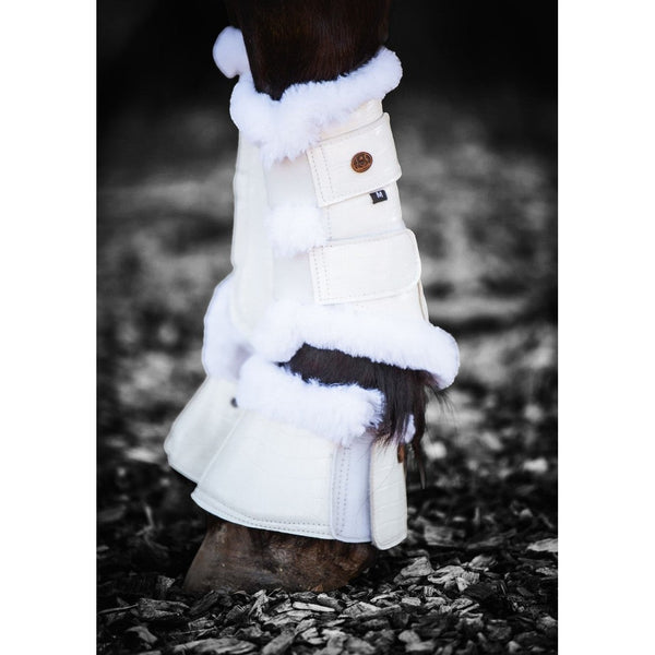 Royal Equestrian Gefütterte Bürstenstiefel Weiß