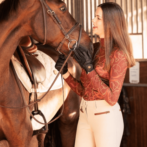 Royal Equestrian Knee Breeches Compression Cecilie Beige