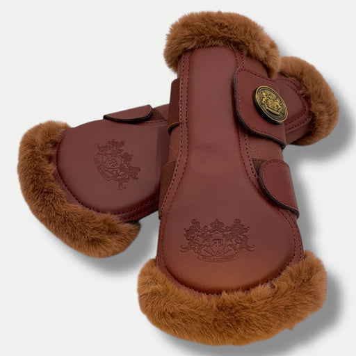 Royal Equestrian Mesh Brushing Horse Boot Copper en Vogue