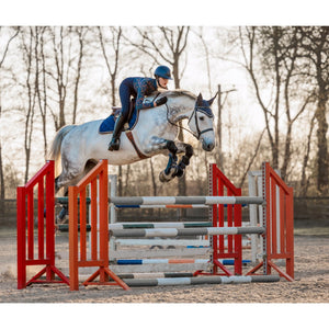 Royal Equestrian Shock Absorbent Sheepskin Tendon Boots Royal Blue