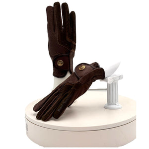 Royal Equestrian Leather Riding Gloves