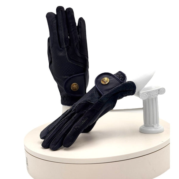 Royal Equestrian Leather Riding Gloves