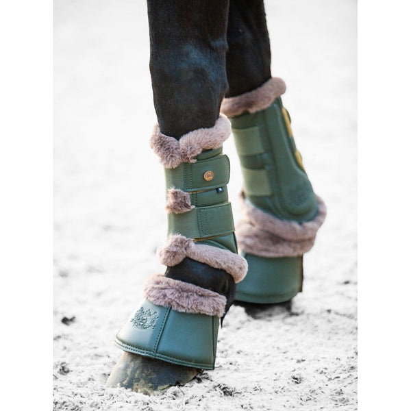 Royal Equestrian Lined Brushing Boots Olive