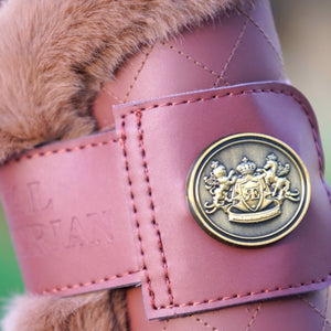 Botas ecuestres reales de malla para cepillar caballos Copper en Vogue