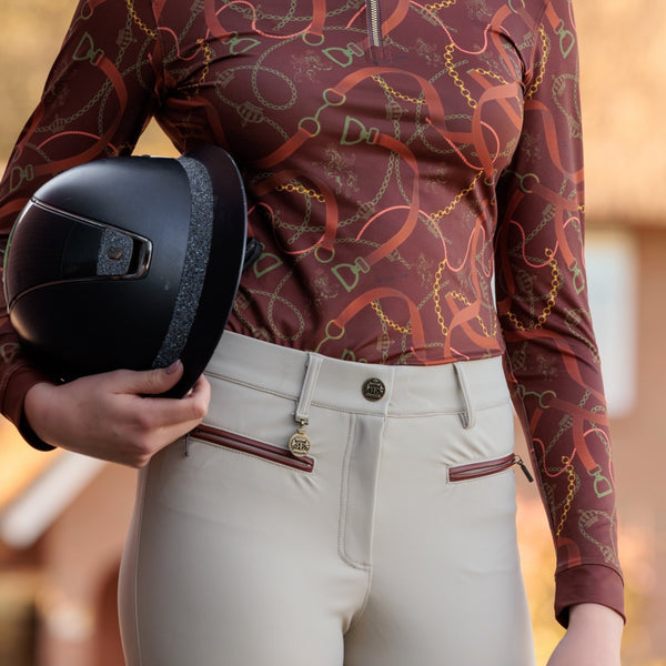 Pantalones de montar ecuestres Royal con asiento completo Cecile