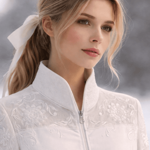 Chaqueta ecuestre real Princesa del Norte con encaje